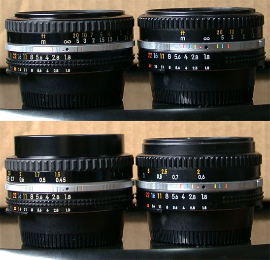 Variations of Ai-S 50mm F1.8