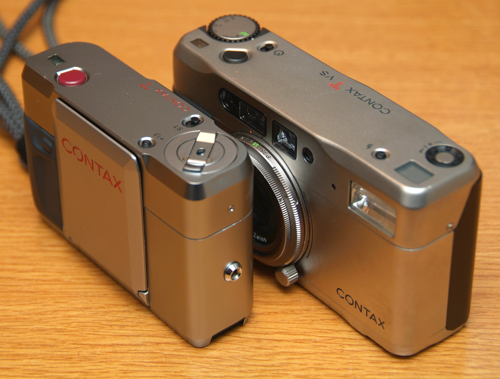 4年保証』 CONTAX T 初代 動作品 フィルムカメラ - powertee.com